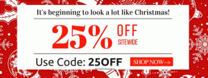 25 off sitewide